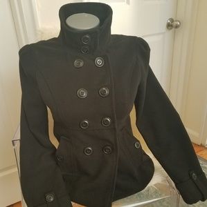 Fitted Short Pea Coat